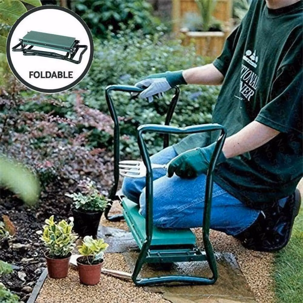 Havendro EVA Extra Wide Portable Garden Kneeler Pad Stool in Green, W/D/H: 50.8 x 27.94 x 27.94 cm – 3