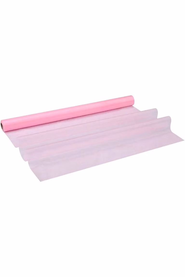 Neel Blue Baby Pink Organza Sheer Fabric Roll for Party Favours, W: 70 cm, L: 15 m