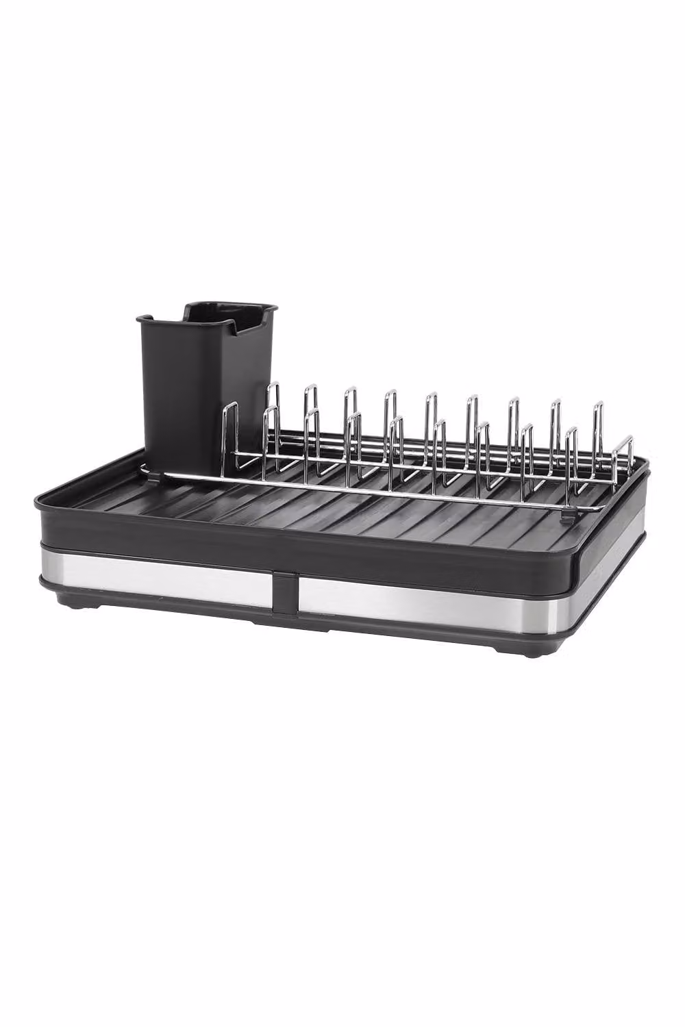 Garden Sanctuary Expandable Kitchen Dish Drainer Rack Organizer in Black – 2
