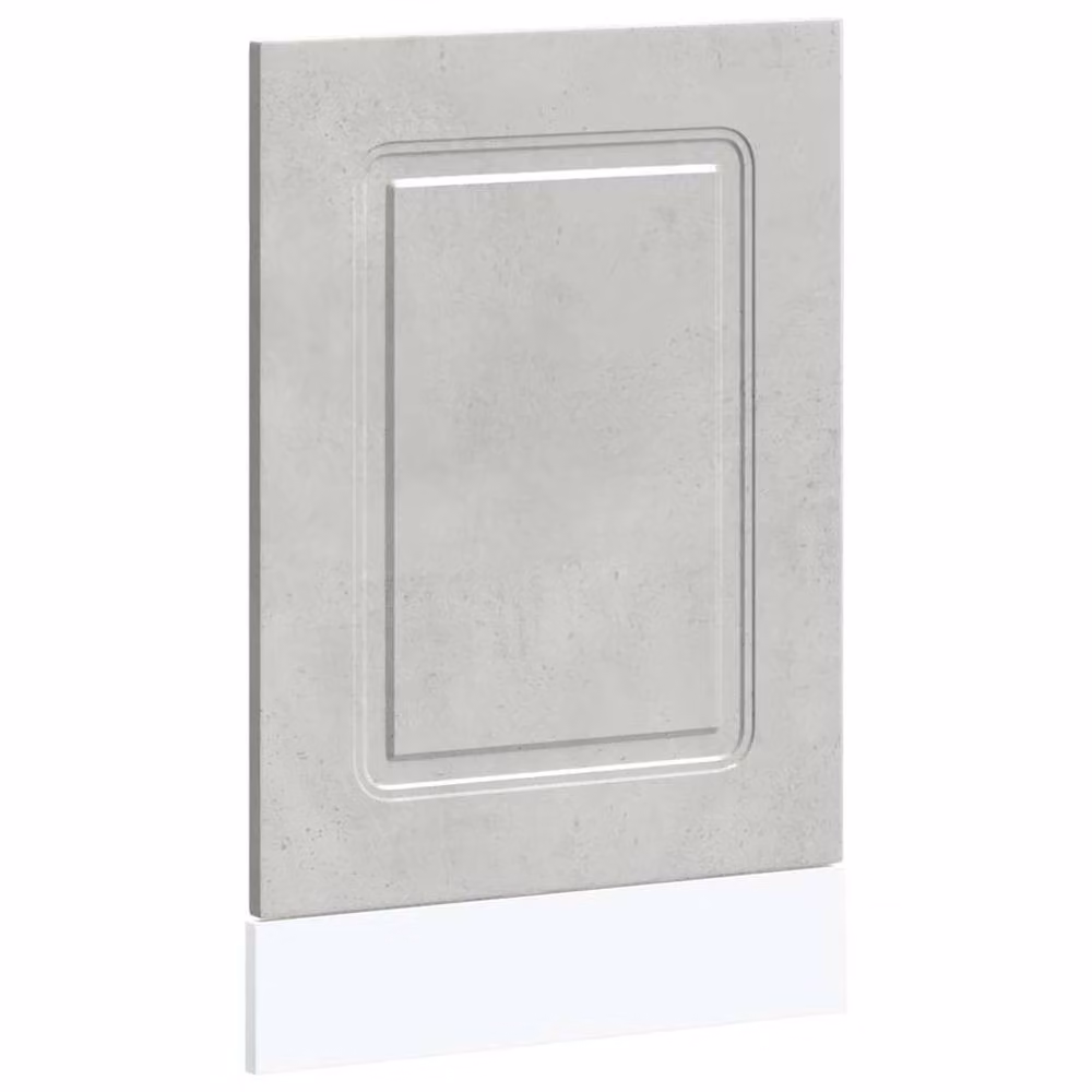 Berkfield Home Kalmar Dishwasher Panel in Concrete Grey, Engineered Wood, W/D/H: 45 x 1.5 x 67 cm – 2
