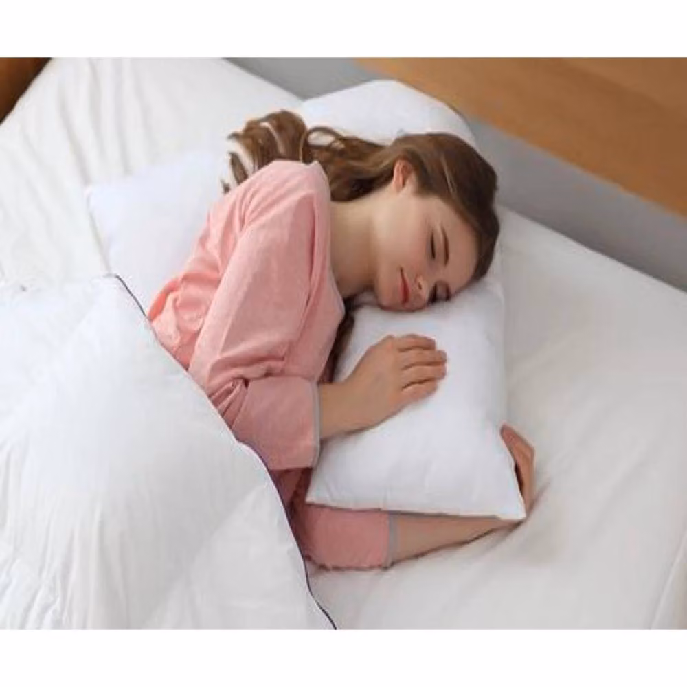 VOGREX U-Shaped Maternity Pillow in White for Pregnancy Back and Neck Support – 2