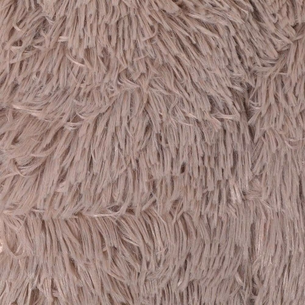 OHS Fluffy Fleece Sensory Sleep Therapy Weighted Blanket in Natural Beige, 6kg, W: 125 cm, L: 180 cm – 2