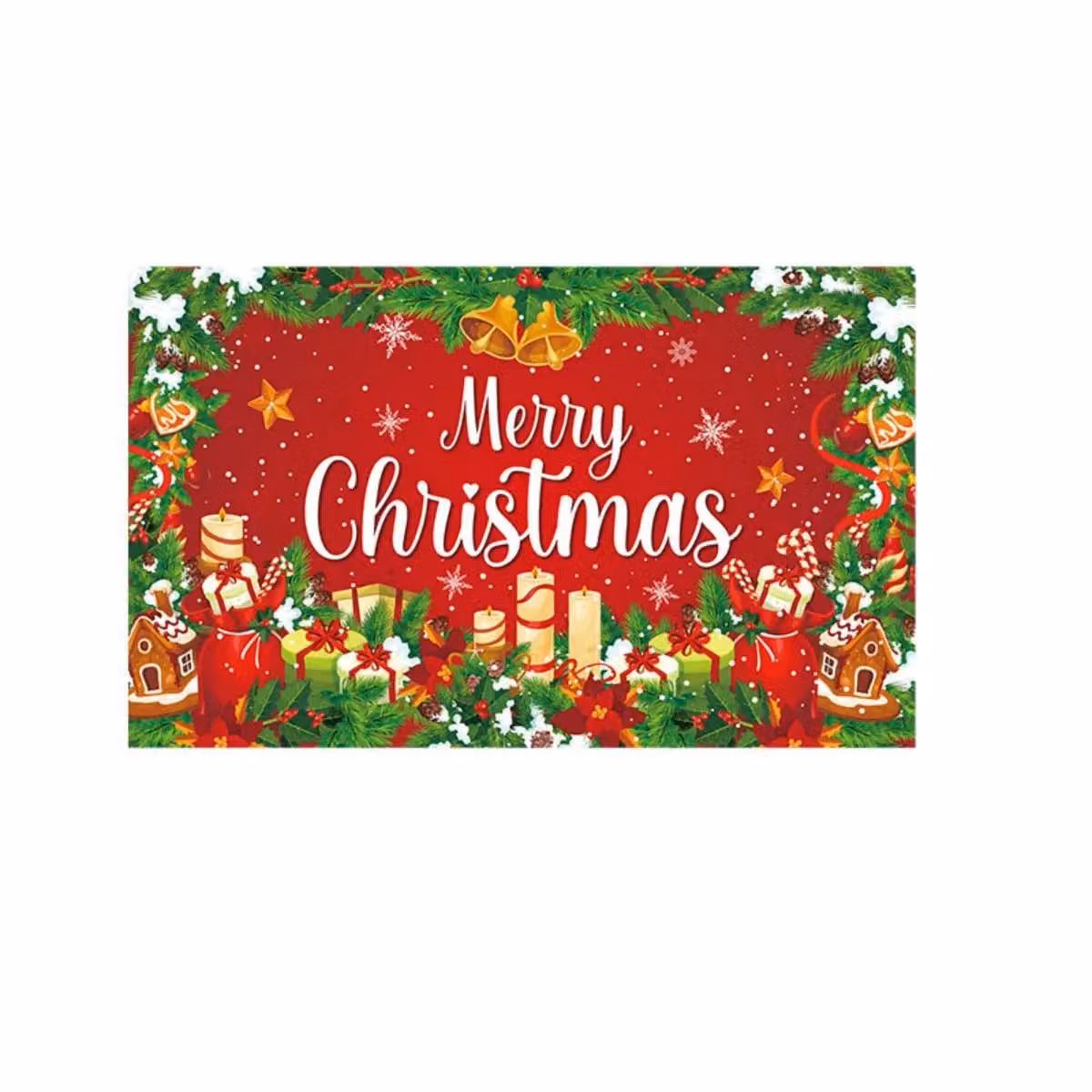 Leaper Red Christmas Reindeer Party Decoration Backdrop, W: 150 cm, H: 150 cm – 2