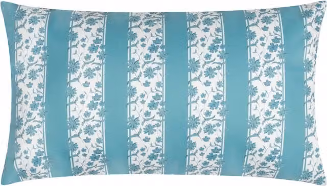 Make It A Home Chelsea Outdoor Cushion in Mineral Blue with Floral Pattern