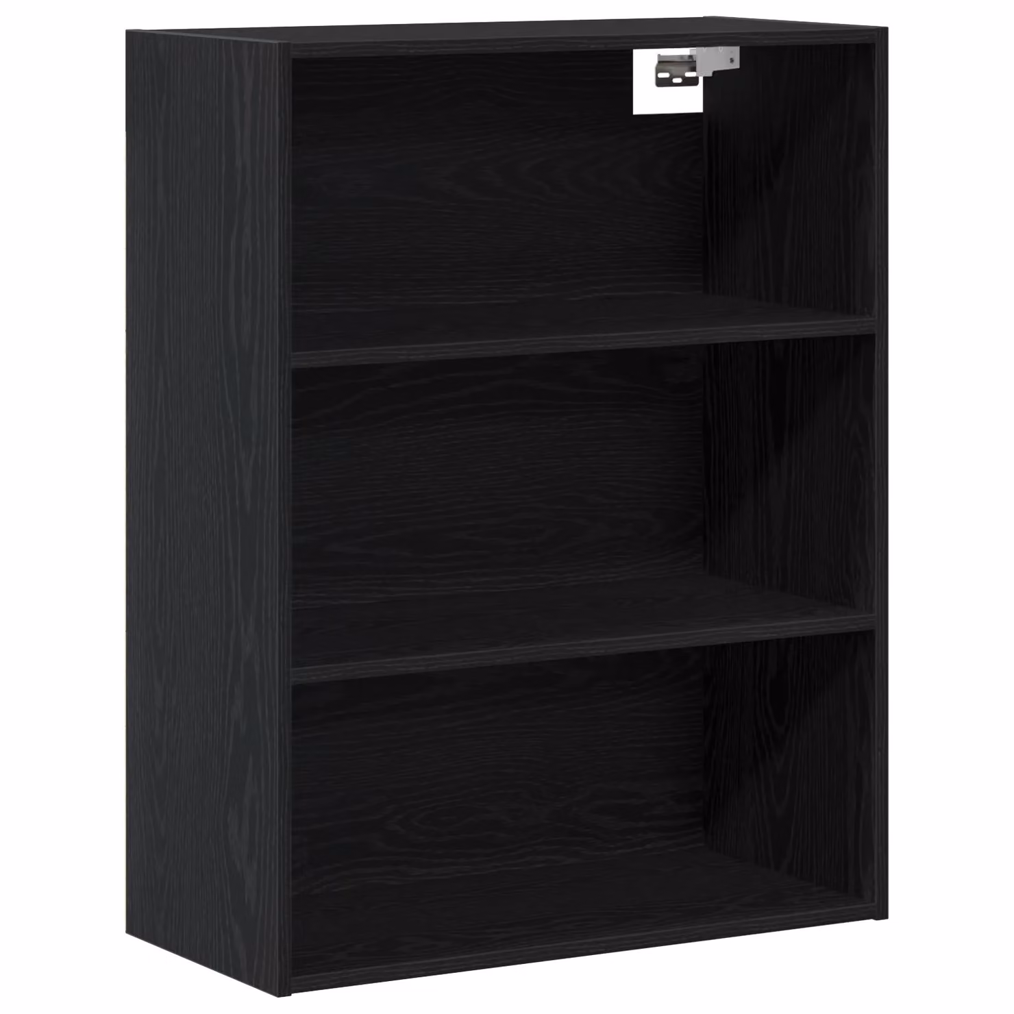 Berkfield Home Modern Black Oak Highboard with Hinged Doors and Internal Shelves, W/D/H: 69.5 x 34 x 180 cm – 3