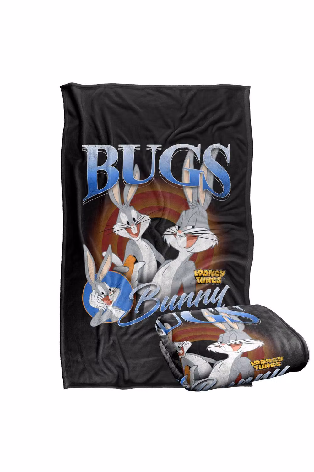 LOGOVISION Looney Tunes Bugs Bunny Super Soft Silky Touch Fleece Throw Blanket, Multicolour, W: 152 cm, D: 127 cm – 7