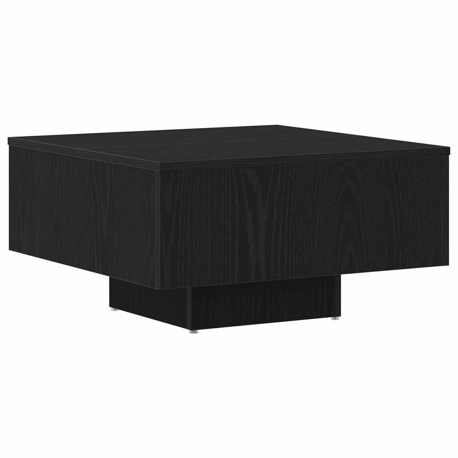 Berkfield Home Black Square Coffee Table, W/D/H: 60 x 60 x 31.5 cm – 2