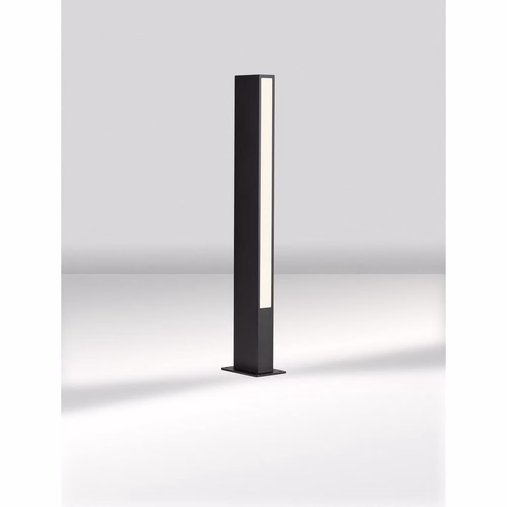 Netlighting Stor Outdoor LED Bollard in Black, 12W, 719lm, IP65, 3000K Warm White – 2