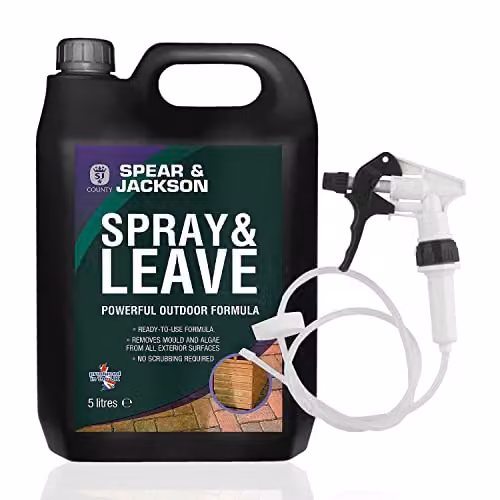 Coopers of Stortford Spear and Jackson Spray and Leave Patio Cleaner with Hand Sprayer, 5 l