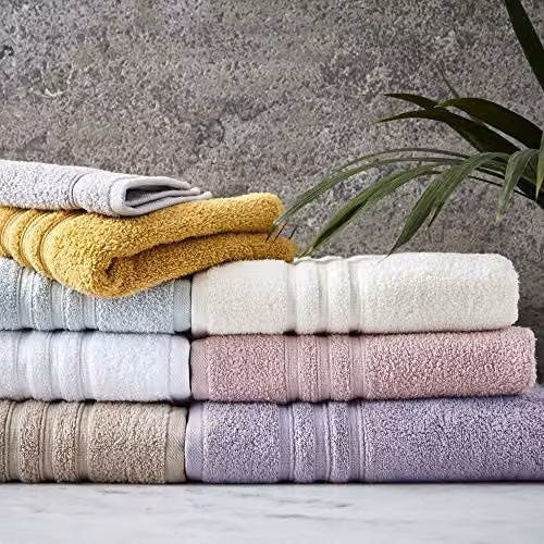 Catherine Lansfield Fluffy Cotton Terry Bath Towel in Beige, W: 70 cm, L: 120 cm – 3