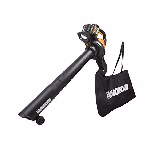WORX WG583E PowerShare 40V Brushless Cordless Leaf Blower in Black and Orange – 2
