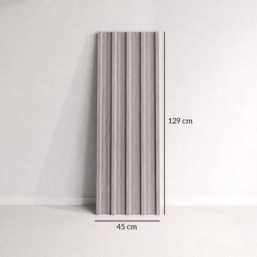 Outsunny Pack of 12 Grey Wood Effect Galvanised Steel Metal Roofing Sheets – 5