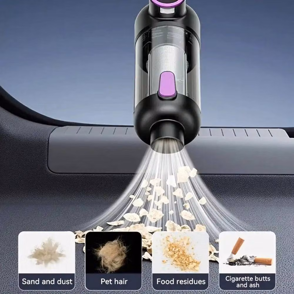 FLAVORA Cordless Stick Handheld Bagless Vacuum Cleaner in Black with Pet Hair Function – 6