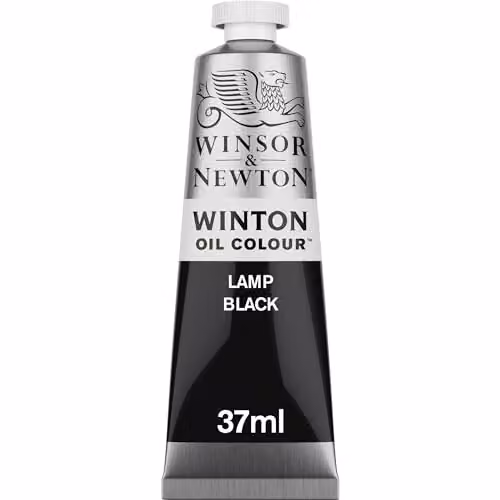 Winsor & Newton Winton Oil Colour Lamp Black 37ml – 2