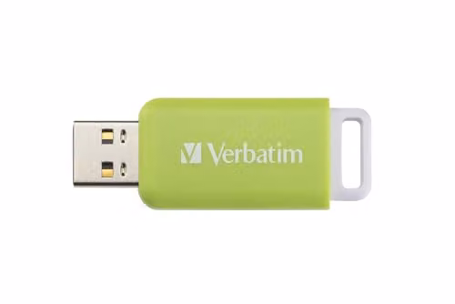 Verbatim DataBar USB Stick Compact Flash Drive, 32GB, Green