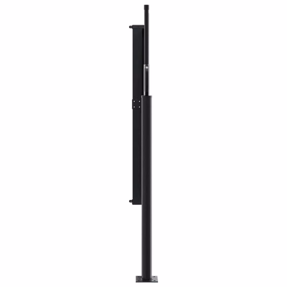 Berkfield Home Retractable Wall-Mounted Side Awning in Black, W/H: 120 x 500 cm – 3