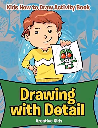 Kreative Kids How to Draw Activity Book for Children, Multicolour