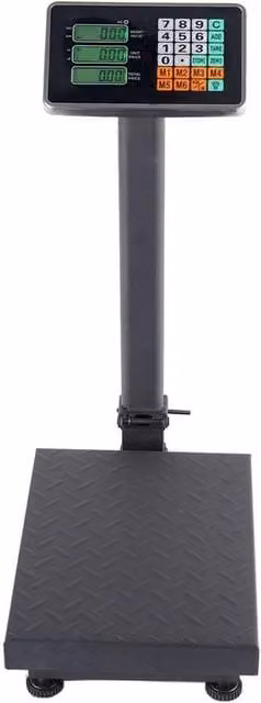 Kelvenix Industrial Platform Postal Weighing Scales, Black