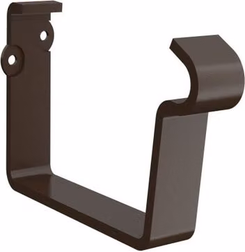 Lindab Rectangular Steel Gutter Fascia Bracket, Brown, 140mm