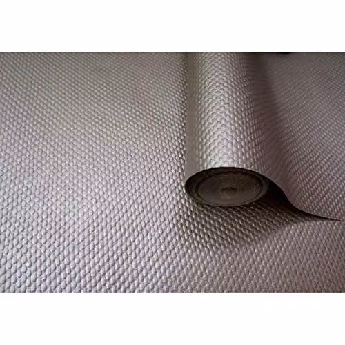 Holden Decor Caldera Rose Gold Embossed Metallic Wallpaper with Geometric Bauble Effect Pattern – 2
