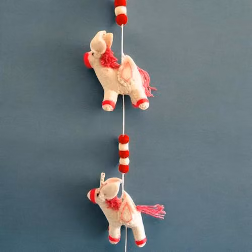 KDMD Multicolour Unicorns Felt Wall Hanging for Children – 3