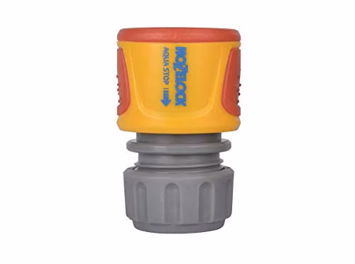 Hozelock Soft Touch Aquastop Quick Coupling Connector in Grey or Multi-colour – 1