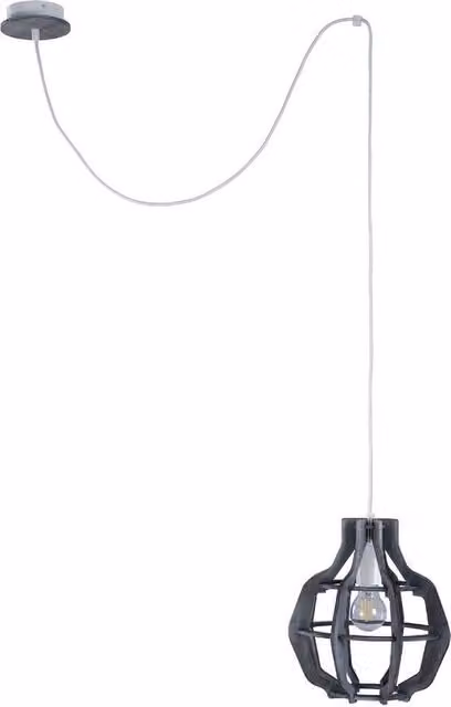 Netlighting Bento Wire Frame Pendant Light, Grey, Diameter: 28 cm, E27