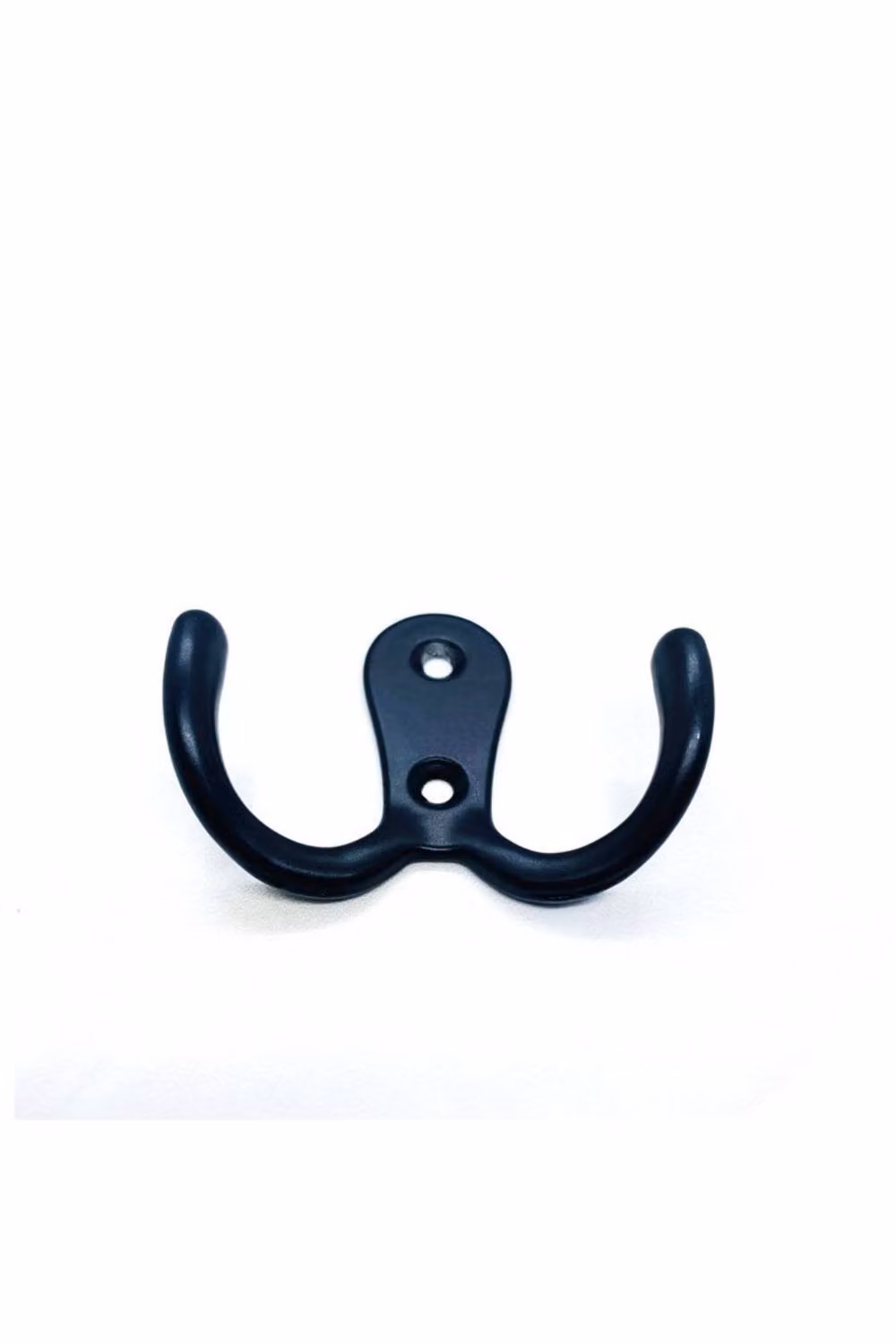 KDMD 10 Pack Heavy Duty Double Wall Mounted Coat Hooks in Black Zinc Alloy – 2