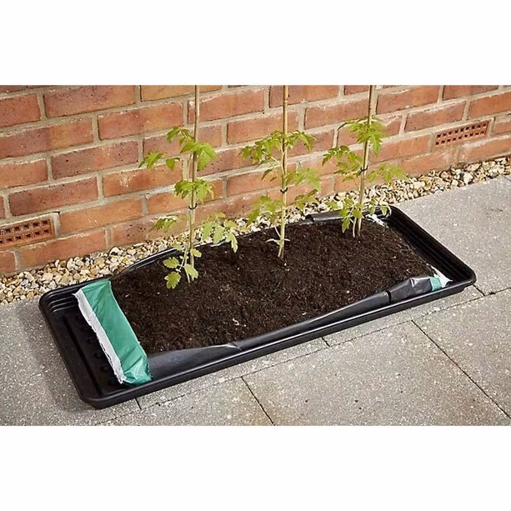 EONLION 5 Pack Black Garden Plant Watering Trays for Indoor Planters – 3
