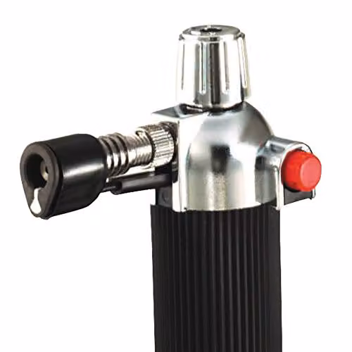 KitchenCraft Refillable Cook's Blow Torch in Black and Silver, W/D/H: 9 x 16.5 x 9 cm – 2
