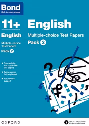 Bond 11+ English Multiple-choice Test Papers Pack of 2 by Oxford University Press – 1