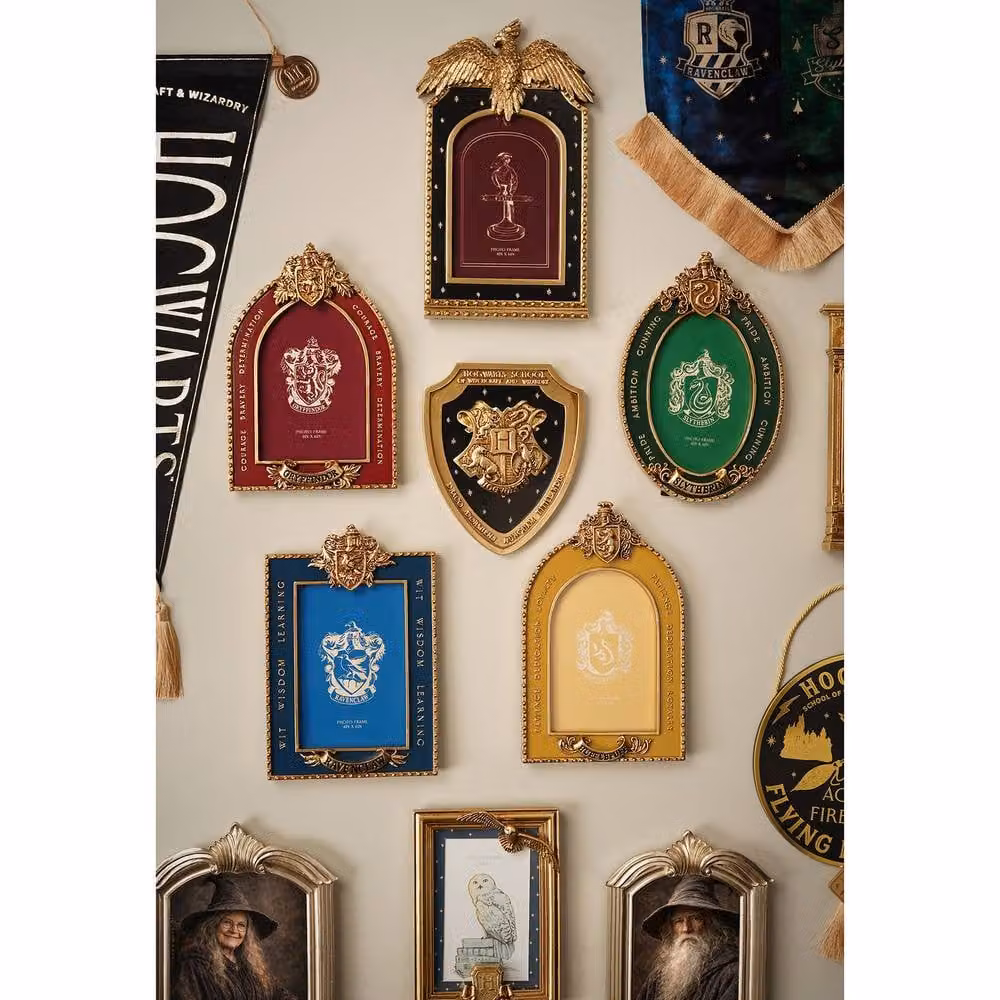 Warner Bros Harry Potter Alumni Single Oval Tabletop Photo Frame in Green – 6