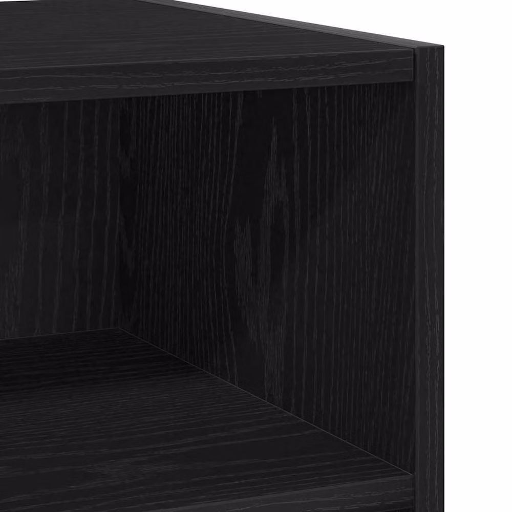 Berkfield Home Black Oak Sideboard, W/D/H: 103.5 x 35 x 70 cm – 5