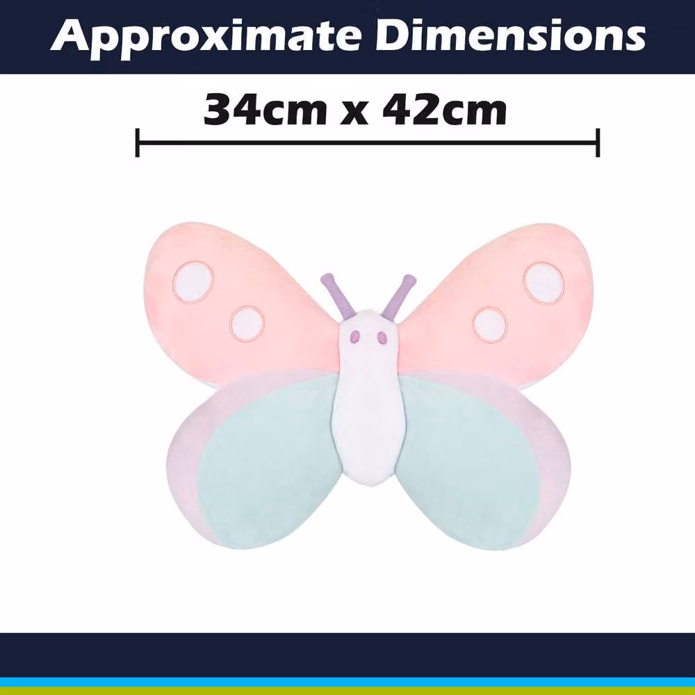 VFM e-Store Multicolour Plush Butterfly Wall Decoration – 2