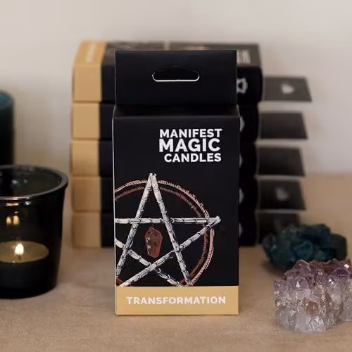 KDMD Manifest Magic Black Candles, Pack of 12 – 5