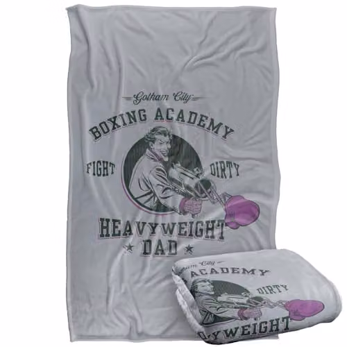 LOGOVISION Justice League Joker Arkham Asylum Dads Club Super Soft Fleece Throw Blanket, Multicolour