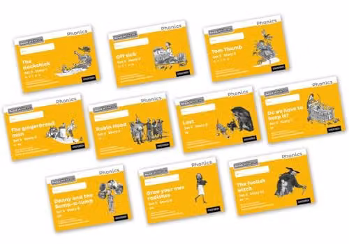 Oxford University Press Read Write Inc. Phonics Black, White and Yellow Set 5 Storybooks Mixed Pack of 10