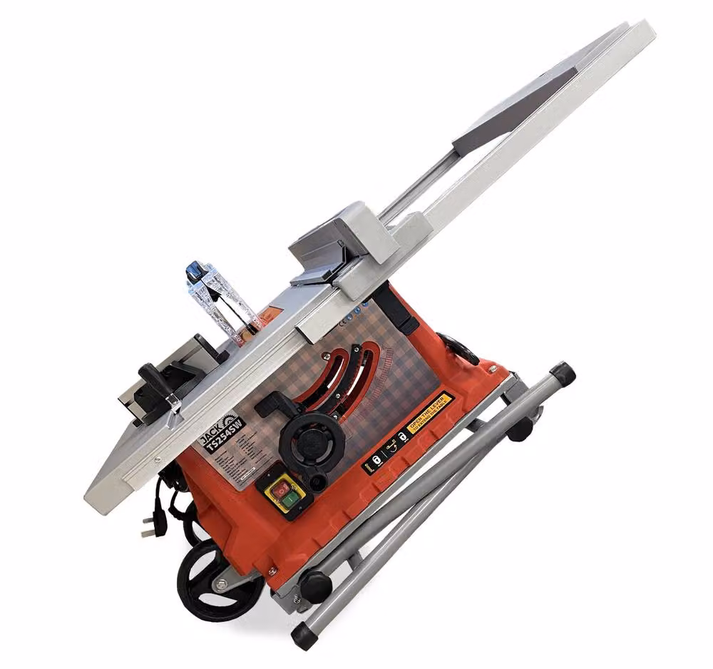 Lumberjack 254mm Portable Folding Table Saw, 1800W, Red – 7