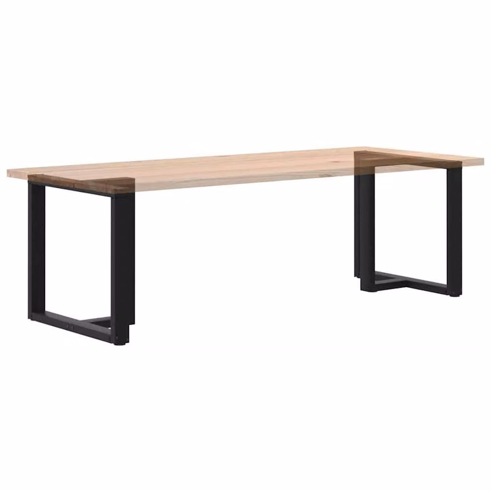Berkfield Home Modern T-Shaped Dining Table Legs, 2 Pieces, Black Steel, W/D/H: 70 x 35 x 72.5 cm – 5