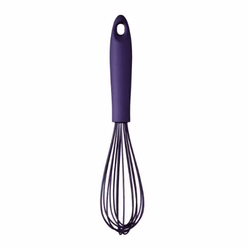 Orsina Non-Stick Heat Resistant Silicone Whisk in Black and Purple