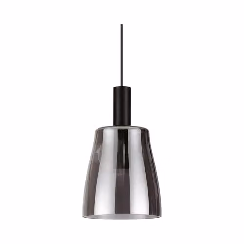 Netlighting Coco3 LED Dome Suspended Pendant Ceiling Light in Black with Warm White 3000K