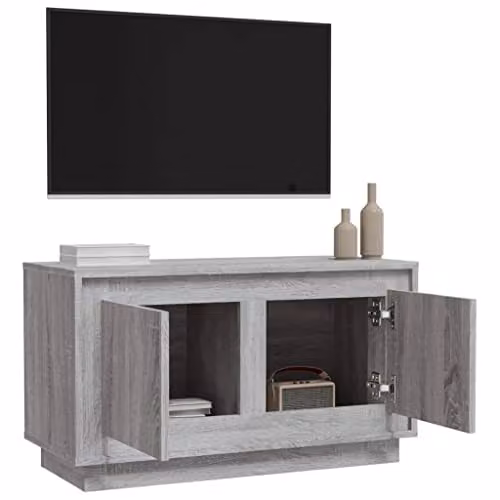 vidaXL Modern Grey Sonoma TV Cabinet Media Unit W/D/H: 80 x 35 x 45 cm – 3