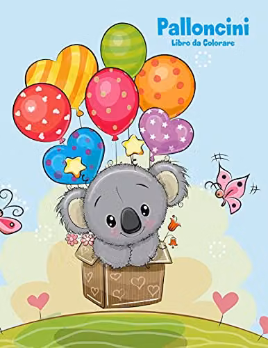 Createspace Palloncini Libro da Colorare 1: Volume 1 Multicolour Childrens Colouring Book