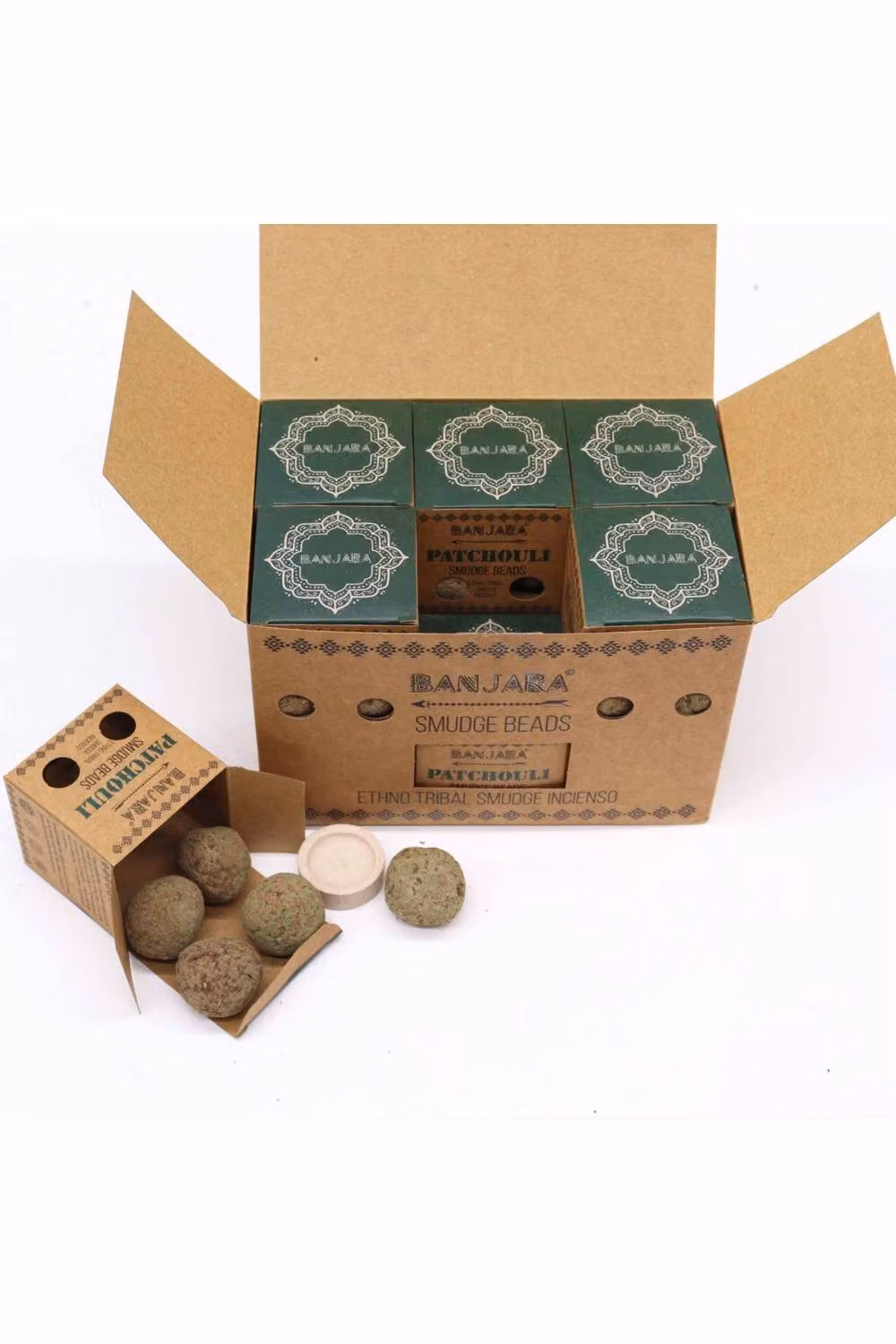 KDMD Banjara Smudge Beads with Patchouli, Earthy Fragrance, Brown – 2
