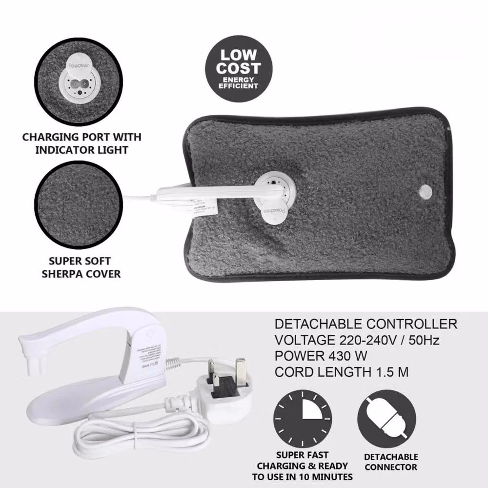 Marco Paul Grey Electrical Hot Water Bottle – 3