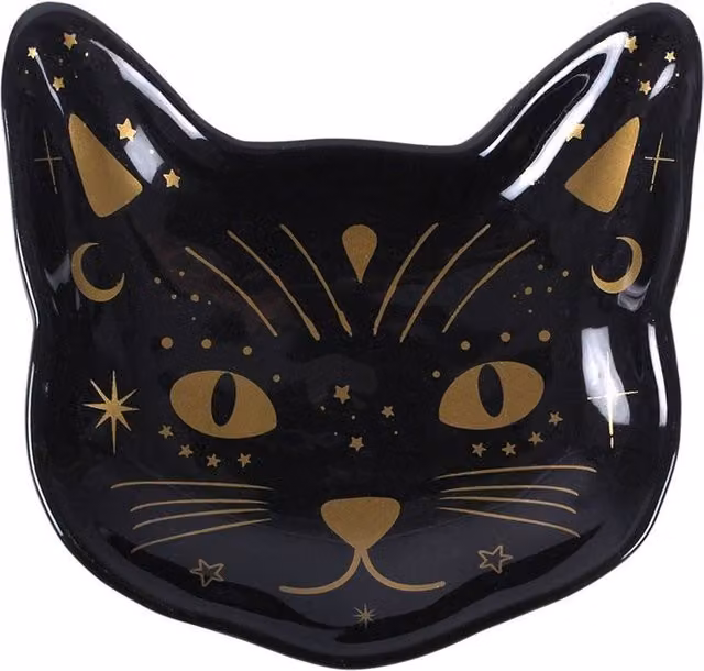 Something Different Cat Trinket Dish in Black – 1