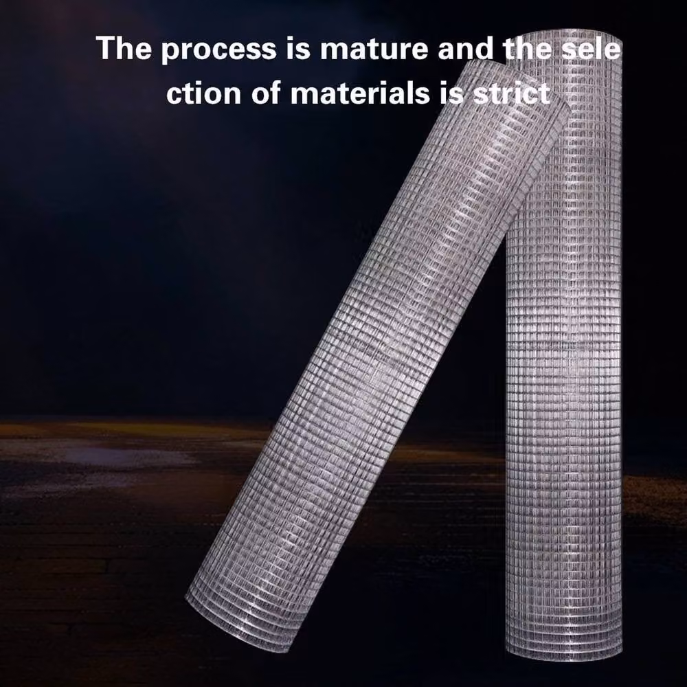EONLION Silver Galvanised Metal Wire Mesh Fencing, Height: 100 cm – 5
