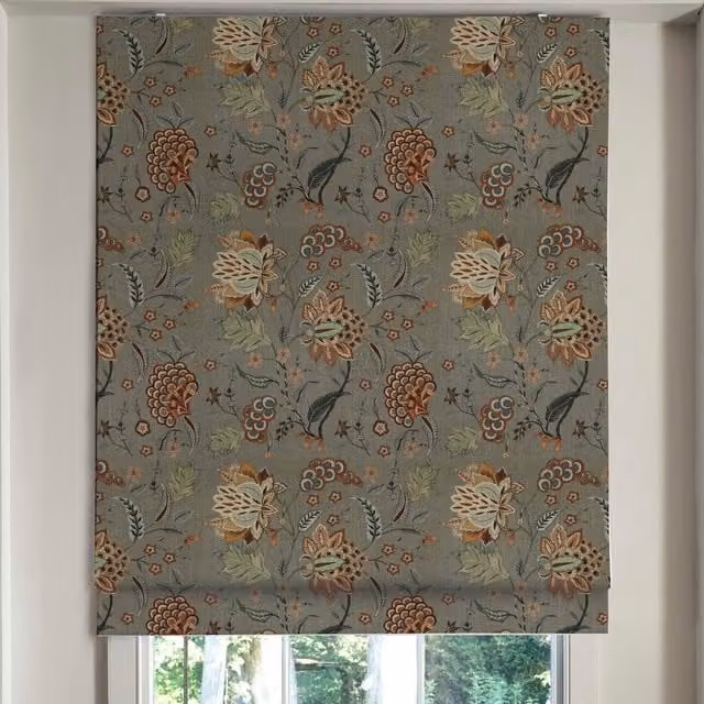 Linda Barker Home Chennai Mushroom Blackout Made To Measure Roman Blind