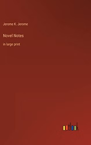 Novel Notes Large Print Notebook by Outlook Verlag for Seniors