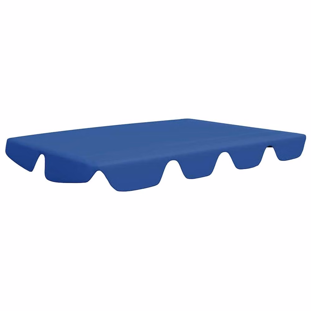 Berkfield Home Replacement PVC-Coated Garden Swing Canopy in Blue, W: 188 cm, D: 145 cm, H: 110 cm – 2